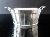 Antique Silver Plate Barrel Ice Bucket Chiller Butter Tub Poole Silver Co