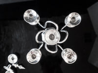 Victorian Candelabra Silver Plate 5 Light Candle Holder Derby Silverplate Co