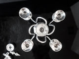 Victorian Candelabra Silver Plate 5 Light Candle Holder Derby Silverplate Co