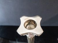 XL Corinth Style Silver Plate Candle Holder Columns 22" Tall Candle Holders