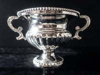 Vintage Silver Tone Urn Trophy Loving Cup Champagne Chiller Mantel Decor
