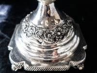Vintage Silver Plate Candelabra 8 Arm 9 Candle Holder 13" Tall
