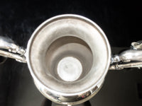 Vintage Silver Plate Coffee Urn With Creamer And Sugar Birmingham Silver Co