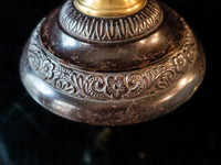 Vintage Bronze And Bronze Urn Style Mantel Decor