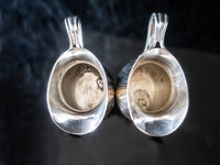 Pair USN Silver Soldered US Navy Pitchers WWII Reed and Barton
