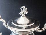 Vintage Silver Plate Electric Coffee Urn Percolator Dispenser