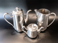 Hotel Silver Soldered Pitcher And Teapots Set Of 3 Marriott Marquis Tea and Coffee Sets