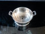 Antique Silver Plate Barrel Ice Bucket Chiller Butter Tub Poole Silver Co