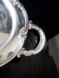 Large Silver Plate Serving Tray Oval Reed And Barton Regent 1820 Serving Trays