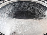 Large Silver Plate Serving Tray Oval Reed And Barton Regent 1820 Serving Trays