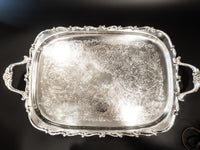 Vintage Electric SilverPlate Warming Serving Tray FB Rogers Dining And Serving