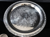 Vintage Silver Plate Punch Bowl Set Oneida Park Lane