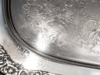 Vintage Silverplate Serving Tray Countess By Webster Wilcox Trays