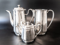 Hotel Silver Soldered Pitcher And Teapots Set Of 3 Marriott Marquis Tea and Coffee Sets