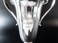 Silver Plate Trophy Loving Cup Sunshine Club 1931 Trophies