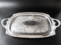 Vintage Silverplate Serving Tray Heritage Rogers Bros 9490 Serving Trays