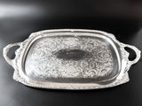 Vintage Silverplate Serving Tray Heritage Rogers Bros 9490 Serving Trays