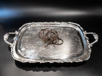 Vintage Electric SilverPlate Warming Serving Tray FB Rogers Dining And Serving