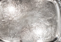 Vintage Silverplate XL Serving Tray Heritage Rogers Bros 9493 Decorative Trays