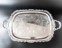 Vintage Silverplate Serving Tray Countess By Webster Wilcox Trays