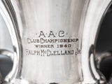 Silverplate Loving Cup Trophy Ice Bucket Golf Championship 1940 Ice Buckets