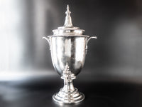 Large Antique Silver Plate Coffee Urn Insulated Dispenser Tea Urn Reed And Barton Tea Cups & Sets
