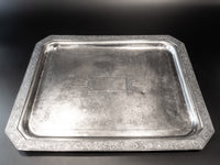 Antique Silver Plate Serving Tray Aesthetic Design George Eakins Trays