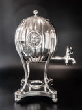 Old Sheffield Plate Tea Coffee Urn With Coal Insert Samovar Neoclassical Tea Cups & Sets