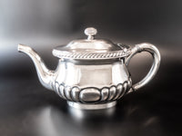 Large Silver Soldered US Navy Teapot WWII Officer's Mess USN Teapots