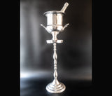 Vintage Silverplate Champagne Ice Bucket Stand Chiller Ice Buckets