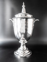 Large Antique Silver Plate Coffee Urn Insulated Dispenser Tea Urn Reed And Barton Tea Cups & Sets
