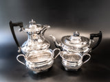 English Sheffield Silverplate Tea Set Coffee Service Coffee & Tea Sets