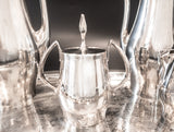 Vintage Silver Plate Coffee Tea Service Set Cosmopolitan BY Wallace Coffee & Tea Sets