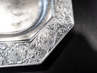 Antique Silver Plate Serving Tray Aesthetic Design George Eakins Trays
