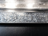 Antique Silver Plate Serving Tray Aesthetic Design George Eakins Trays
