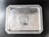 Antique Silver Plate Serving Tray Aesthetic Design George Eakins Trays