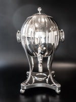 Old Sheffield Plate Tea Coffee Urn With Coal Insert Samovar Neoclassical Tea Cups & Sets