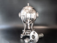 Old Sheffield Plate Tea Coffee Urn With Coal Insert Samovar Neoclassical Tea Cups & Sets