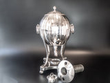 Old Sheffield Plate Tea Coffee Urn With Coal Insert Samovar Neoclassical Tea Cups & Sets