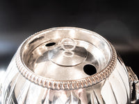 Old Sheffield Plate Tea Coffee Urn With Coal Insert Samovar Neoclassical Tea Cups & Sets