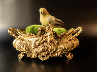 Large Brass Jardiniere Figural Cherubs French Beaux Arts Vases
