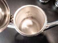 Silver Soldered Lot Of Pitchers Teapots Gravy Boats Set Of 6 Hotel Restaurant Silver Coffee Servers & Tea Pots