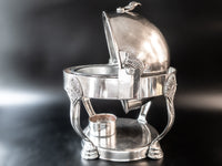 XL Vintage Silver Plate Catering Chafing Dish Buffet Server Dining & Serving