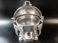 XL Vintage Silver Plate Catering Chafing Dish Buffet Server Dining & Serving