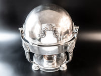 XL Vintage Silver Plate Catering Chafing Dish Buffet Server Dining & Serving