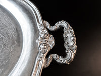 Vintage Pewter Serving Tray Reed Barton Regent 5601 Trays