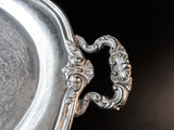 Vintage Pewter Serving Tray Reed Barton Regent 5601 Trays