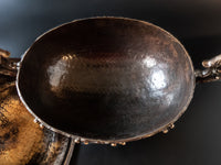 Vintage Bronze Covered Bowl Handcrafted Centerpiece Mantel Decor Ice Buckets