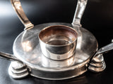 XL Vintage Silver Plate Catering Chafing Dish Buffet Server Dining & Serving