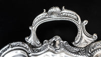 Vintage Silver Plate Footed Serving Tray Birmingham Silver Co BIM18 Trays & Platters